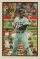 1989 Bowman Tiffany #33 Jim Rice Baseball Card