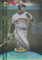 1999 Finest Team Finest Blue  #TF18 Barry Bonds Refractor Baseball Card