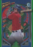 2024 Bowman Prospect Power-Up #PP13 Roman Anthony Green Baseball Card