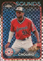 2024 Topps Pro Debut #PDC104 Jackson Chourio Chrome-X-Fractor Baseball Card