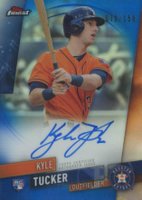 2019 Finest Autographs #FA-KT Kyle Tucker Blue Refractor Baseball Card