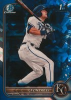 2022 Bowman Draft Chrome Sapphire Edition #BDC6 Gavin Cross Baseball Card