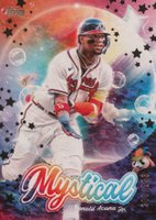 2024 Topps Update Mystical #MYS3 Ronald Acuna Jr. Black Baseball Card