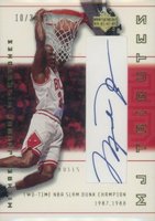 2001 Upper Deck MJ Tributes MJ Milestones #M7 Michael Jordan Autograph Basketball Card
