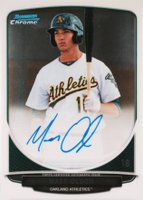2013 Bowman Chrome Prospect Autograph #BCPMO Matt Olson Baseball Card