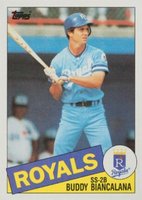1985 Topps #387 Buddy Biancalana Baseball Card