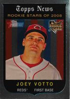 2008 Topps Heritage Chrome #C165 Joey Votto Baseball Card