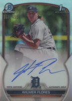 2023 Bowman Chrome Prospect Autographs #CPAWF Wilmer Flores Refractor Baseball Card