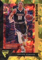 2020 Panini Flux #46 Aaron Gordon Gold Cracked Ice Basketball Card