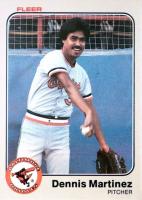 1983 Fleer #64 Dennis Martinez Baseball Card