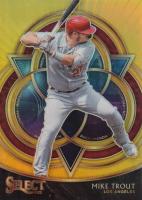 2021 Panini Select Phenomenon #PH10 Mike Trout Gold Baseball Card