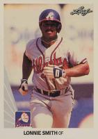 1990 Leaf #217 Lonnie Smith Baseball Card