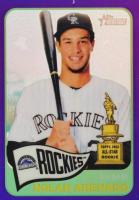 2014 Topps Heritage Chrome #478 Nolan Arenado Purple Refractor Baseball Card