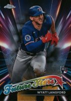 2024 Topps Chrome Logofractor Edition Future Stars #FSLE13 Wyatt Langford Baseball Card