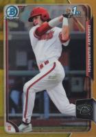 2015 Bowman Draft #1 Dansby Swanson Chrome-Gold Refractor Baseball Card