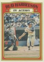 1972 Topps #54 Bud Harrelson In Action Baseball Card