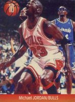 1995 Joan (Greek) NBA Basket Dominos #10 Michael Jordan Basketball Card