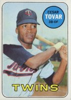 1969 Topps #530 Cesar Tovar Baseball Card