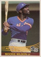 1984 Donruss #190 Mookie Wilson Baseball Card