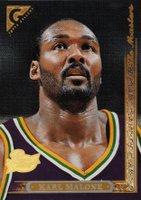1996 Stadium Club Gallery Player's Private Issue #14 Karl Malone Basketball Card