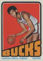 1972 Topps #100 Kareem Abdul-Jabbar Basketball Card