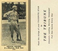 1916 Altoona Tribune #162 Ernie Shore Baseball Card