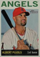 2013 Topps Heritage  #470 Albert Pujols With Bat Baseball Card