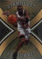 2008 Upper Deck Starquest #SQ-20 Michael Jordan Gold Basketball Card