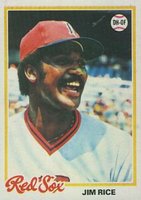 1978 Topps #670 Jim Rice Baseball Card