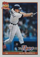 1991 Topps #275 Alan Trammell Baseball Card