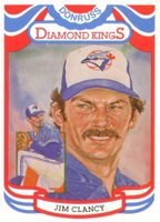 1984 Donruss #19 Jim Clancy Diamond Kings-Steel Baseball Card