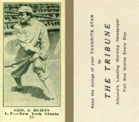 1916 Altoona Tribune #20 Geo. J. Burns Baseball Card