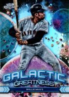 2024 Topps Chrome Cosmic Galactic Greatness #1 Willie Mays Baseball Card
