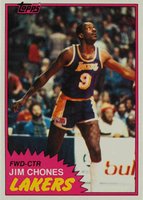 1981 Topps #76 Jim Chones West Basketball Card