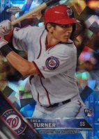2016 Topps Chrome Sapphire Edition #103 Trea Turner Baseball Card