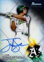 2021 Bowman Sterling Prospect Autographs #BSPATS Tyler Soderstrom Baseball Card