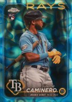 2024 Topps Chrome Update #USC193 Junior Caminero Aqua/Blue Lava Lamp Baseball Card