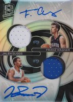 2021 Panini Spectra Rookie Dual Patch Autographs #FJS Franz Wagner/Jalen Suggs Basketball Card