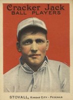1914 Cracker Jack #11 George Stovall Baseball Card