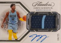 2022 Panini Flawless Horizontal Patch Autographs #HPAJJJ Jaren Jackson Jr. Basketball Card