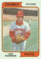 1974 Topps #581 Fred Norman Baseball Card
