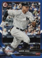 2018 Bowman #24 Aaron Judge Blue Baseball Card