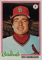 1978 Topps #281 Eric Rasmussen Baseball Card