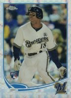 2013 Topps Chrome #22 Khristopher Davis Refractor Baseball Card