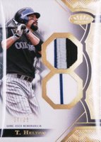 2023 Topps Tier One Relics Design B #T1RTHE Todd Helton Dual Patch Baseball Card