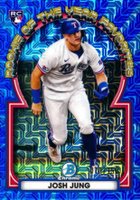 2023 Bowman Mega Box Chrome ROY Favorites #9 Josh Jung Blue Baseball Card