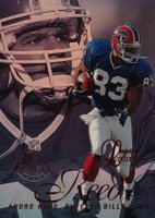 1997 Flair Showcase Legacy Collection #58 Andre Reed Row 2-Masterpiece 1/1 Football Card