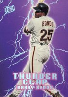 1996 Ultra Thunderclap #2 Barry Bonds Baseball Card