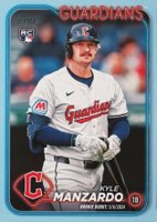 2024 Topps Update #US337 Kyle Manzardo Father's Day Powder Blue Baseball Card