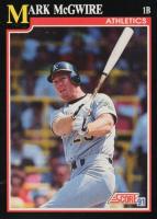 1991 Score #324 Mark McGwire Baseball Card